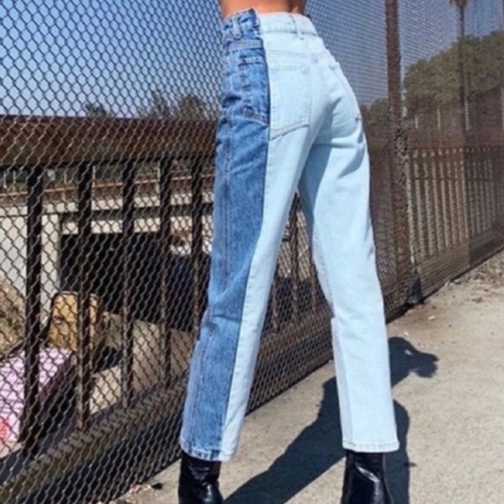 Revice denim / Gemini Crossroads - Two-Tone Cropped Jeans